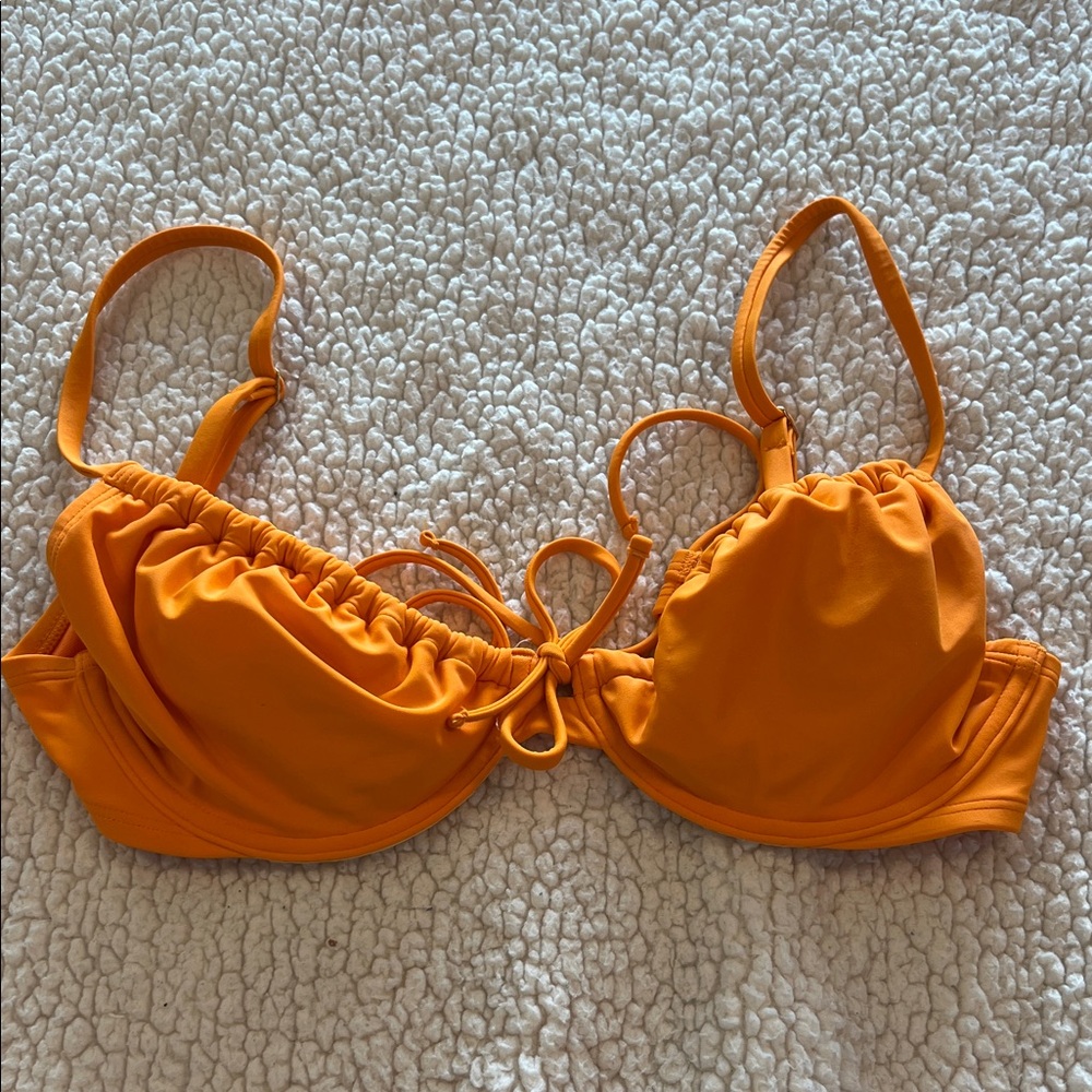 Hollister Vibrant Orange Bikini Top